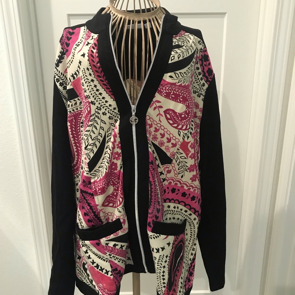 Susan Graver sweatshirt jacket